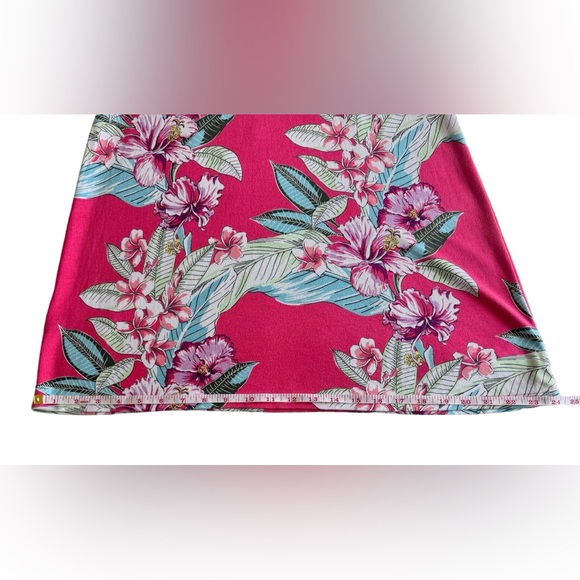 Tommy Bahama Maria Mambo Shift Dress Pink Tropical Sleeveless Size Medium - Picture 6 of 11